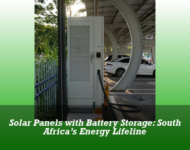 Solar Panels with Battery Storage: South Africa’s Energy Lifeline